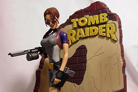 Lara Croft in Wetsuit