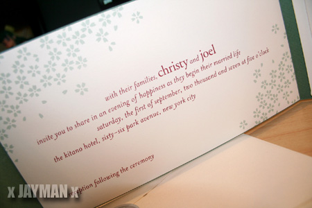Joel's Wedding Invitation