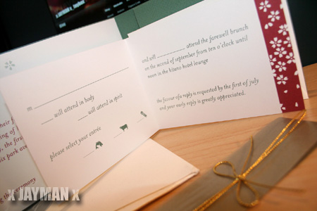 Joel's Wedding Invitation
