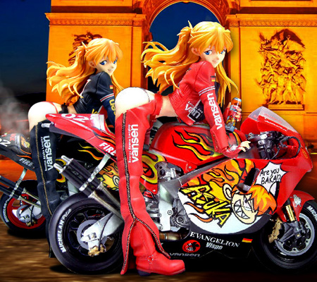 Asuka with Motorcycle 2
