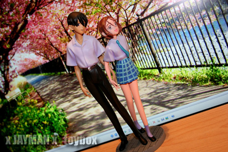 Arima and Yukino from Kare Kano