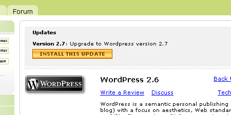 WordPress Upgrade WordPress Upgrade