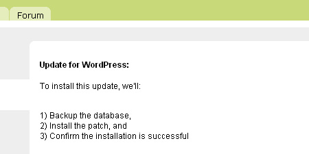 WordPress Upgrade WordPress Upgrade