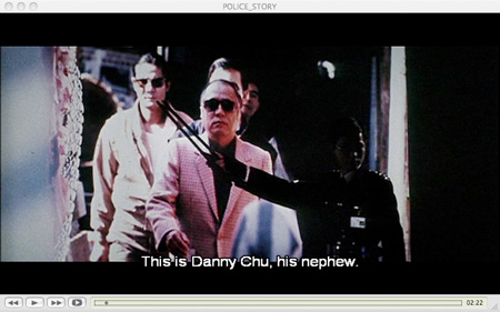 Jackie Chan in Police Story Jackie Chan in Police Story