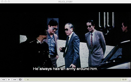 Jackie Chan in Police Story Jackie Chan in Police Story