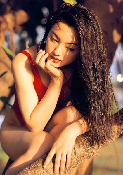 Yukie Nakama in her Pastel Photo Book (1997)