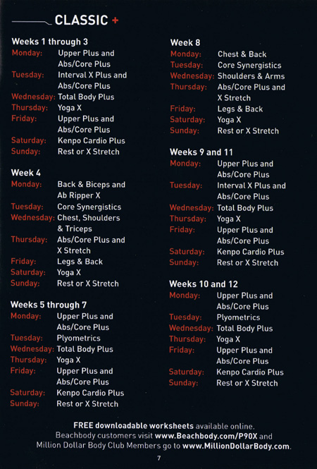 From P90X to Insanity From P90X to Insanity
