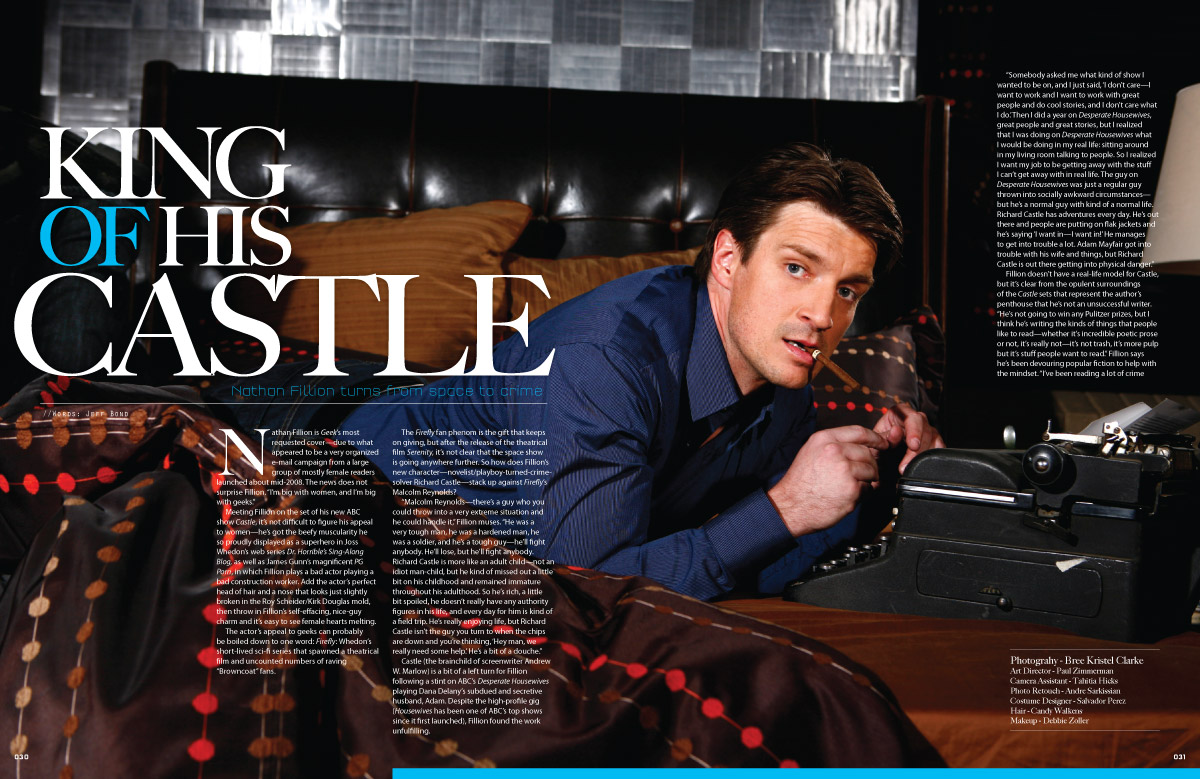 as richard castle and the gorge...