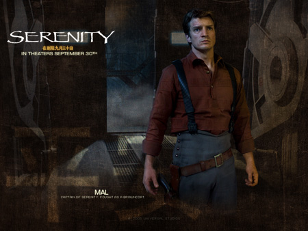 Nathan Fillion as Malcolm Reynolds | Serenity (2005)
