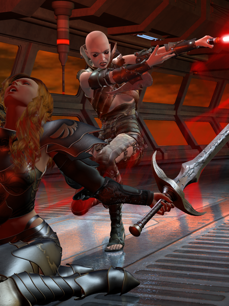 SWTOR: Zhaanin's Revenge | Poser 3D Render